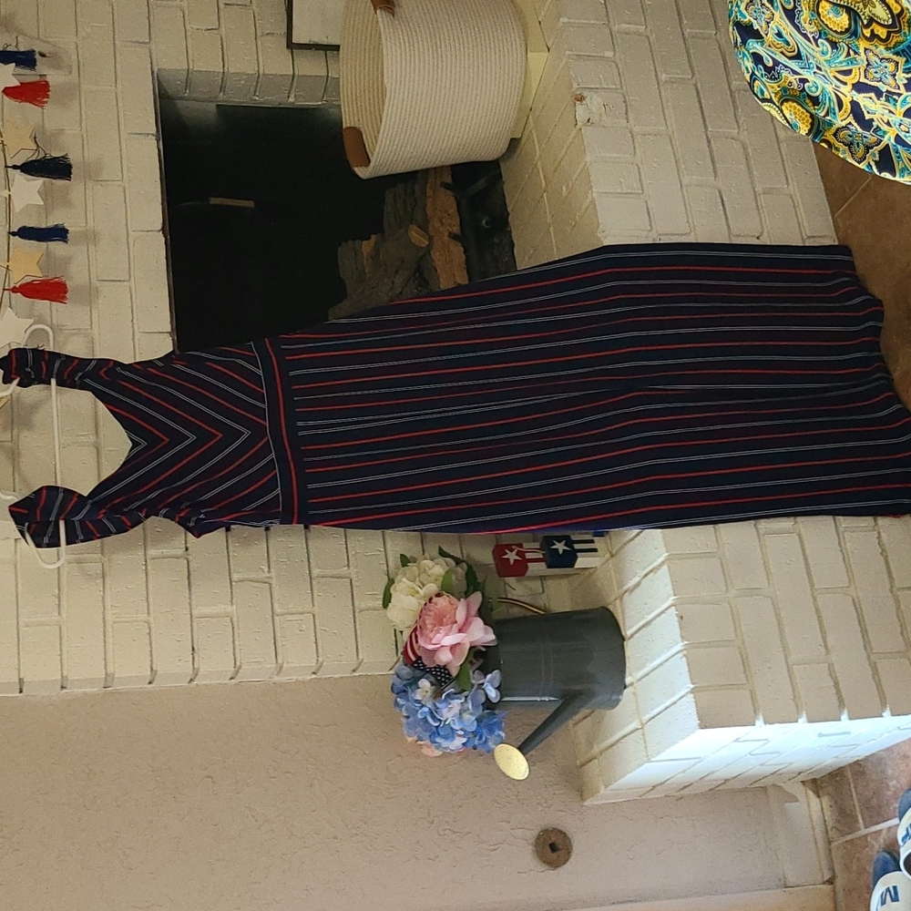 Stripe Maxi Dress